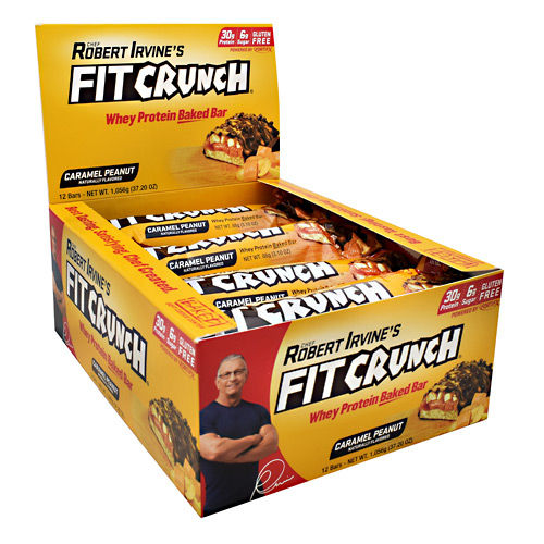 Fit Crunch Bars Fit Crunch Bar - Caramel Peanut - 12 ea