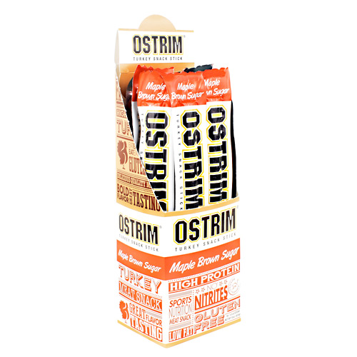 Ostrim Turkey Snack Stick - Maple Brown Sugar - 10 ea