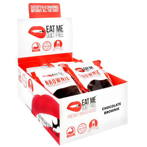 Eat Me Guilt Free Brownie - Chocolate - 12 ea