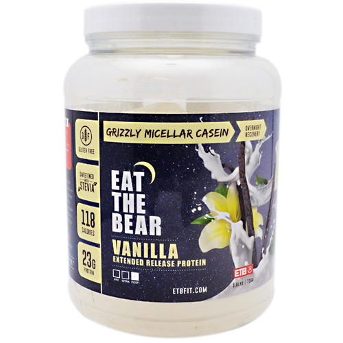 Eat The Bear Grizzly Micellar Casein - Vanilla - 1.6 lb