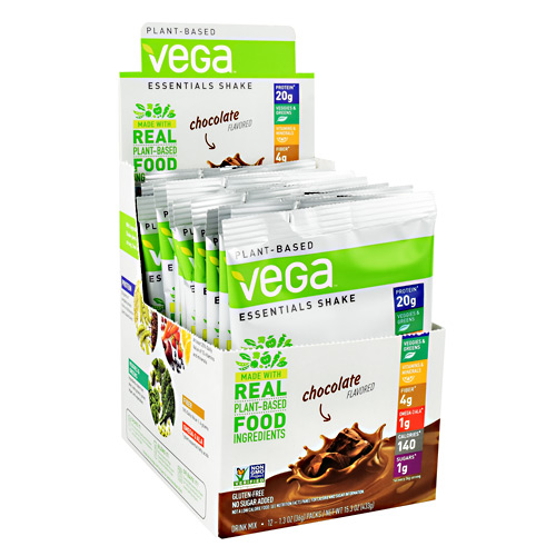 Vega Essentials Shake - Chocolate - 12 ea