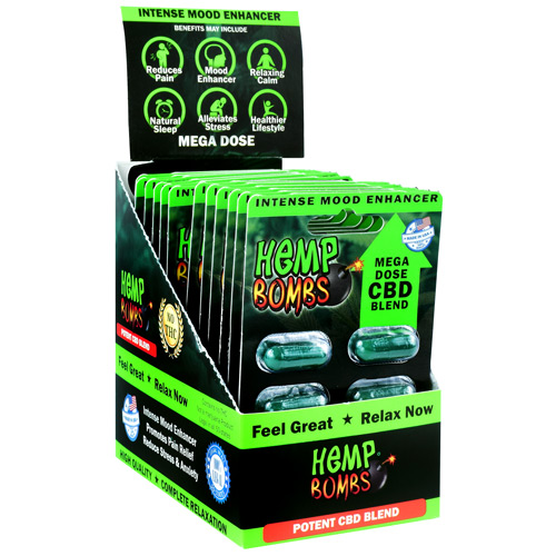 Hemp Bombs CBD Capsules - 75 mg