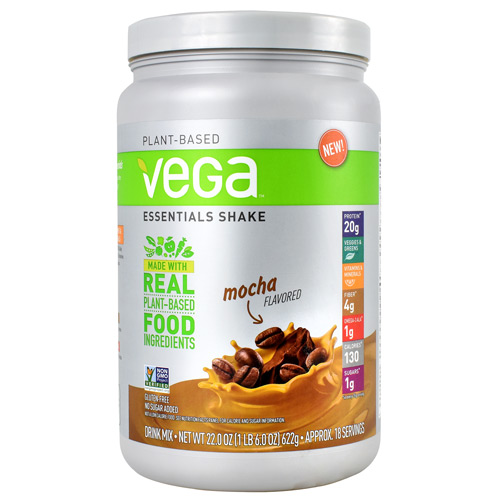 Vega Essentials Shake - Mocha - 18 ea
