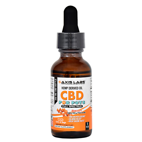 Axis Labs Hemp Derived Oil For Pets - Bacon - 1 fl oz