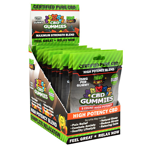 Hemp Bombs CBD Gummies - 125 mg