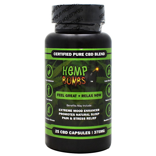 Hemp Bombs CBD Capsules - 375 mg