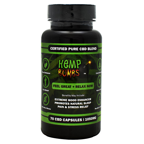 Hemp Bombs CBD Capsules - 1050 mg