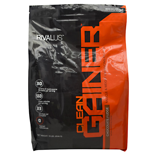 Rivalus Clean Gainer - Chocolate Fudge - 10 lb