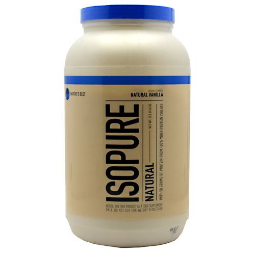 Natures Best Isopure Natural - Vanilla - 3 lb