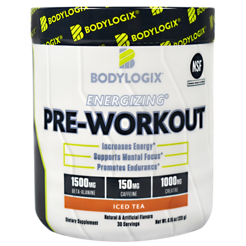 BodyLogix Energizing Pre-Workout - Iced Tea - 30 ea