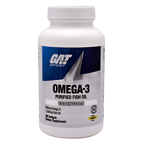 GAT Essentials Series Omega-3 - Natural Lemon - 90 ea