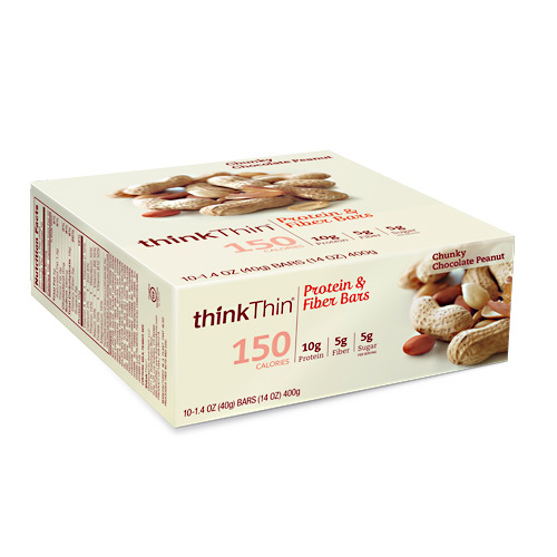 Think Products Think Thin Lean - Chunky Chocolate Peanut - 10 ea