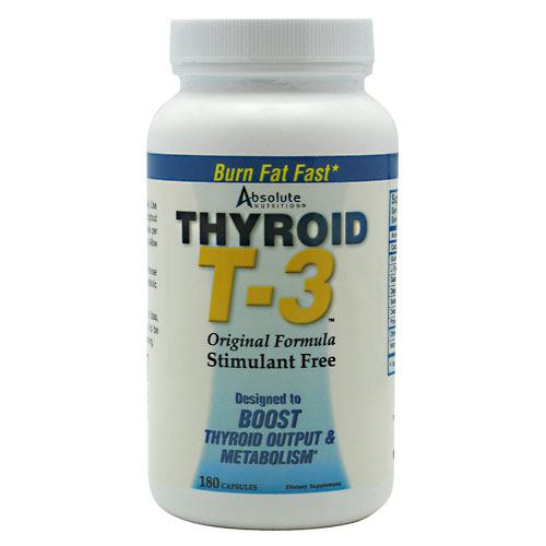 Absolute Nutrition Thyroid T3 - 180 ea