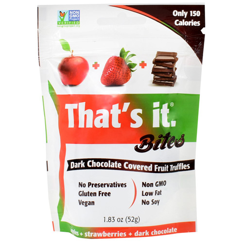 Thats It Nutrition Thats it Bites - Strawberry - 6 ea