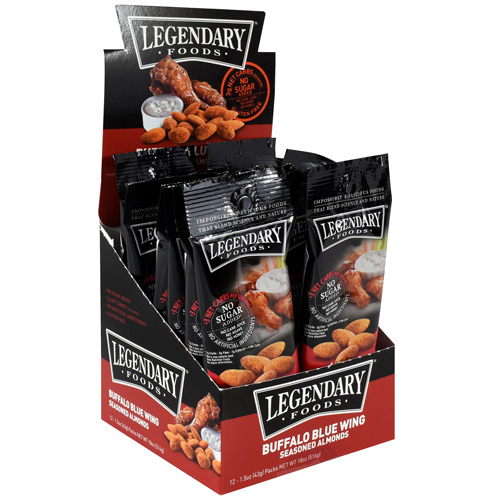 Legendary Foods Seasoned Almonds - Buffalo Blue Wing - 12 oz