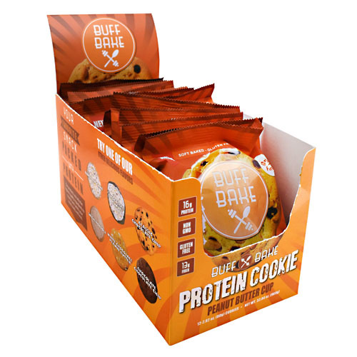 Buff Bake Protein Cookie - Peanut Butter Cup - 12 ea