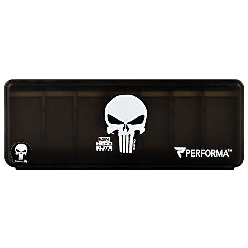 Perfectshaker Hero Elite Series 7 Day Vitamin Storage - Punisher - 1 ea