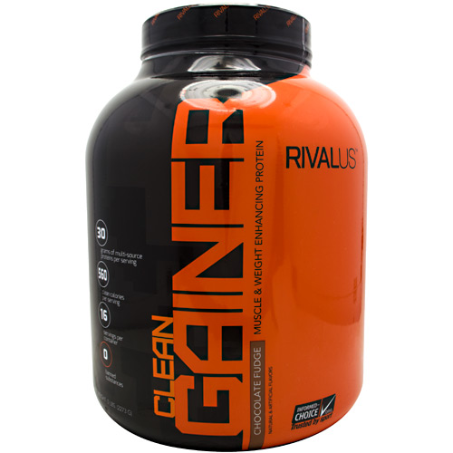 Rivalus Clean Gainer - Chocolate Fudge - 5 lb