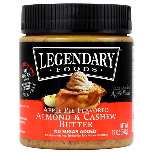 Legendary Foods Almond & Cashew Butter - Apple Pie - 12 oz
