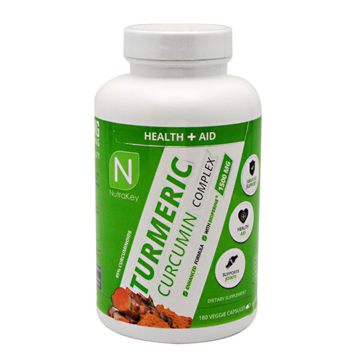 Nutrakey Turmeric Curcumin Complex - 180 ea