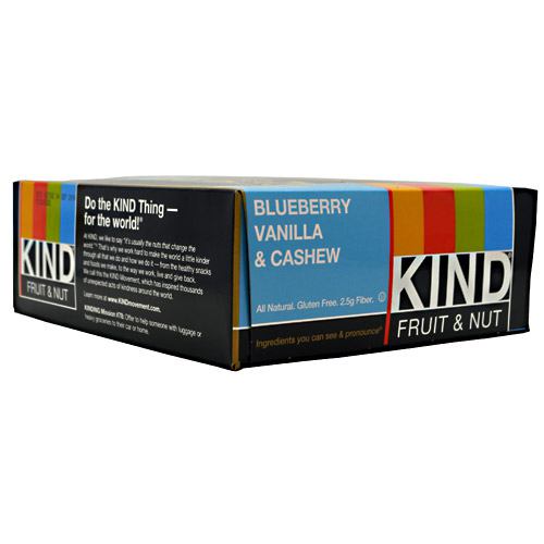 Kind Snacks Kind Fruit & Nut - Blueberry Vanilla & Cashew - 12 ea