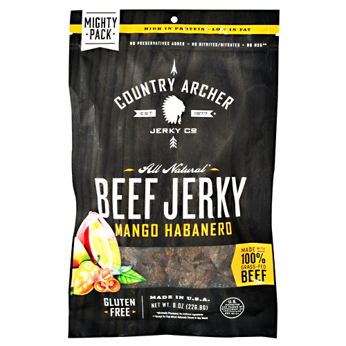 Country Archer Grass Fed Beef Jerky - Mango Habanero - 8 oz
