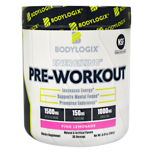 BodyLogix Energizing Pre-Workout - Pink Lemonade - 30 ea
