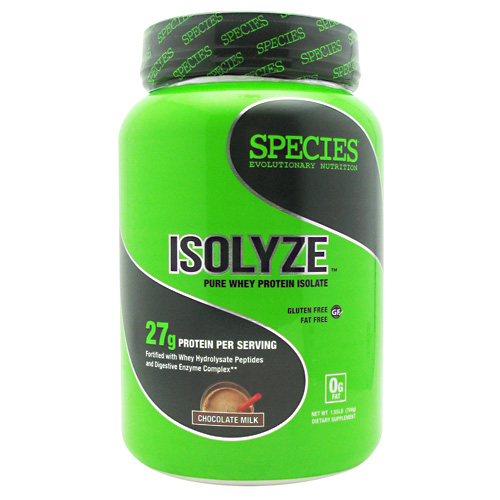 Species Nutrition Isolyze - Chocolate Milk - 22 ea