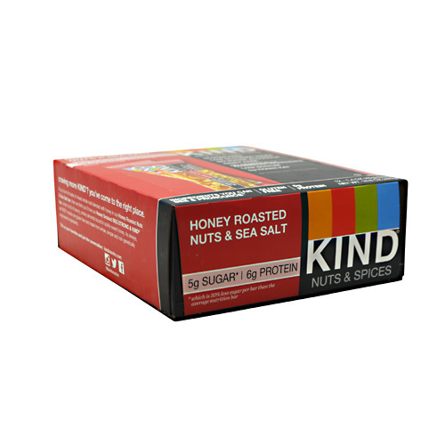 Kind Snacks Kind Fruit & Nut - Honey Roasted Nuts & Sea Salt - 12 ea