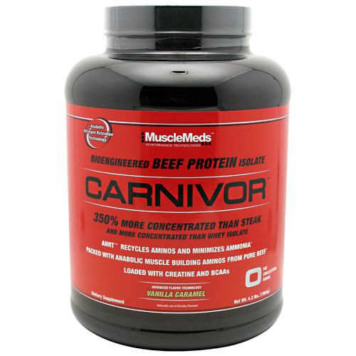 Muscle Meds Carnivor - Vanilla Caramel - 4 lb