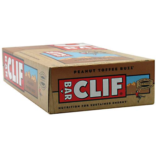 Clif Bar Bar Energy Bar - Peanut Toffee Buzz - 12 ea