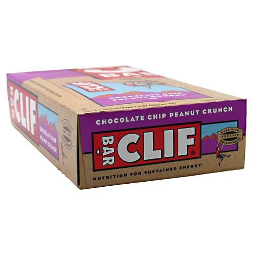 Clif Bar Bar Energy Bar - Chocolate Chip Peanut Crunch - 12 ea