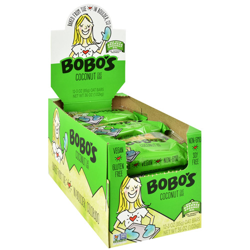 Bobos Oat Bar - Coconut - 12 ea