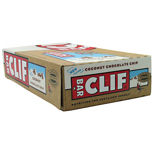 Clif Bar Bar Energy Bar - Coconut Chocolate Chip - 12 ea