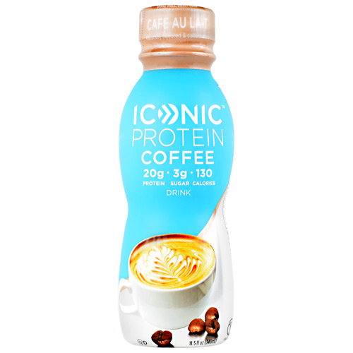 Iconic Protein Coffee Iconic Protein Drink - Cafe Au Lait - 12 ea Iconic  Protein Coffee Iconic Protein Drink