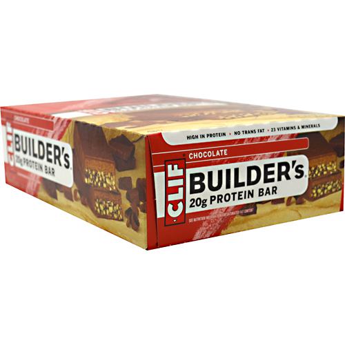 Clif Bar Builders Cocoa Dipped Double Decker Crisp Bar - Chocolate - 12 ea