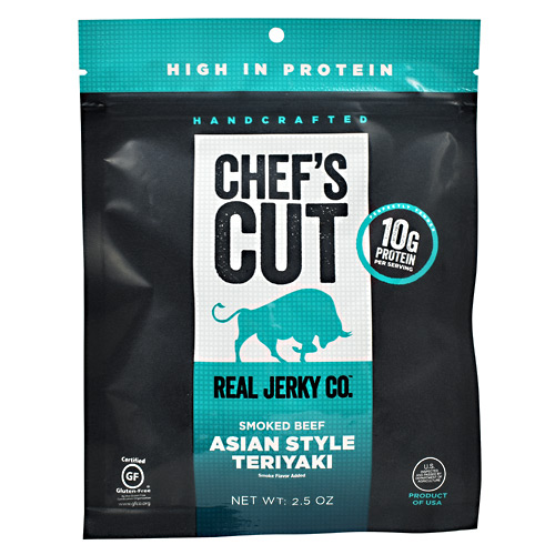 Chefs Cut Real Jerky Smoked Beef - Asian Style Teriyaki - 2.5 oz