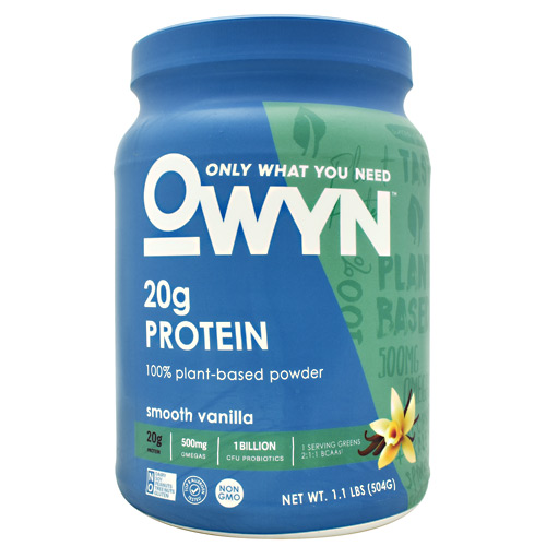 Only What You Need Plant Protein - Smooth Vanilla - 14 ea