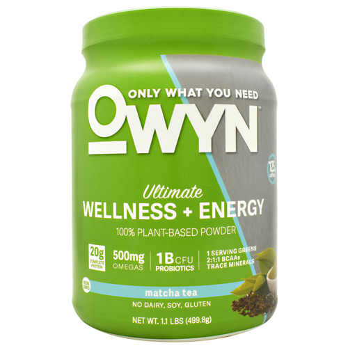 Only What You Need Energy Plant Protein - Matcha Tea - 14 ea