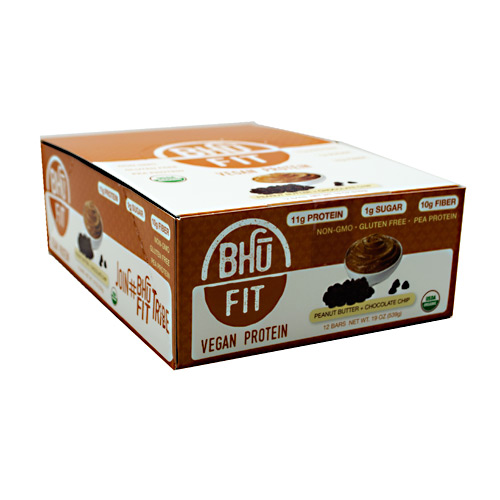 Bhu Foods BHU FIT BHU Fit Vegan Protein - Peanut Butter Chocolate Chip - 12 ea