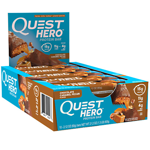 Quest Nutrition Hero Bar - Chocolate Caramel Pecan - 10 ea