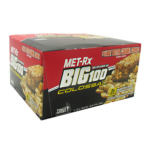 Met-Rx USA Big 100 Colossal - Peanut Butter Caramel Crunch - 9 ea