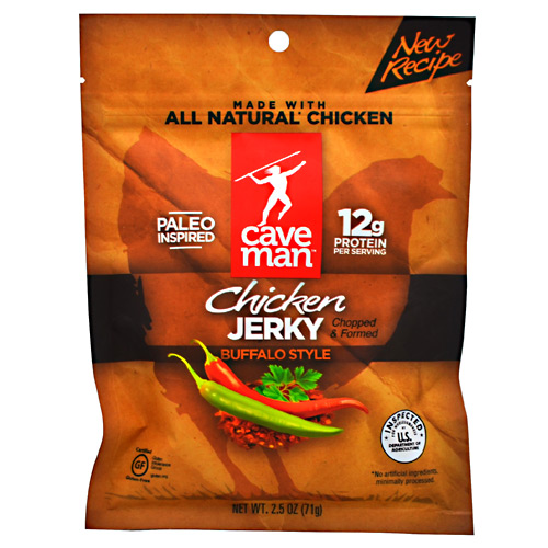 Caveman Foods Chicken Jerky - Buffalo Style - 2.5 oz