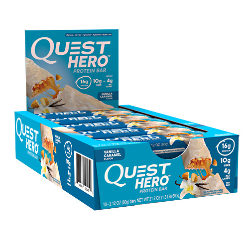 Quest Nutrition Hero Bar - Vanilla Caramel - 10 ea