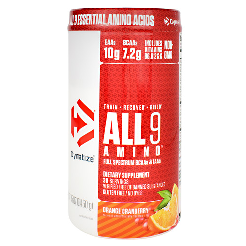 Dymatize All 9 Amino - Orange Cranberry - 30 ea