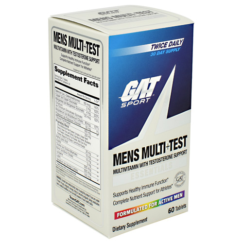 GAT Mens Multi + Test - 60 ea