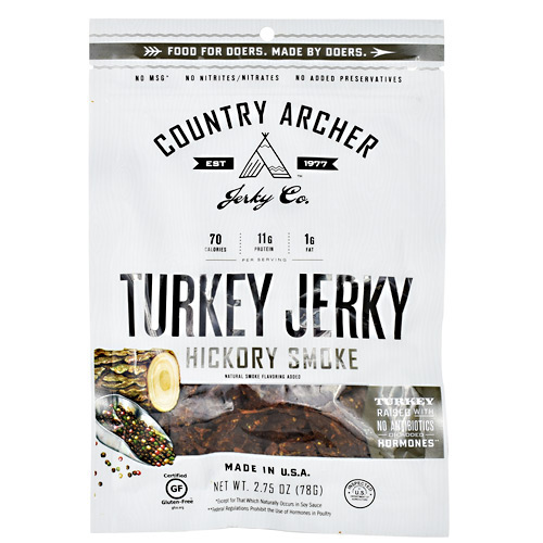Country Archer Turkey Jerky - Hickory Smoke - 2.75 oz