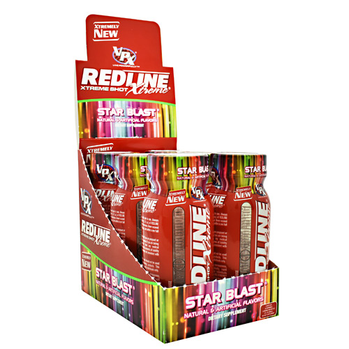 VPX Redline Xtreme Shot - Star Blast - 24 ea