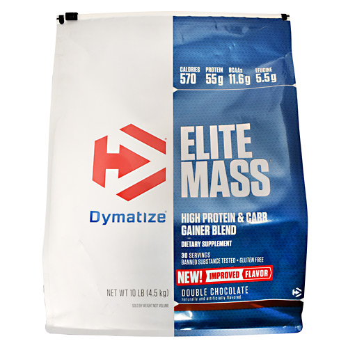 Dymatize Elite Mass - Double Chocolate - 10 lb