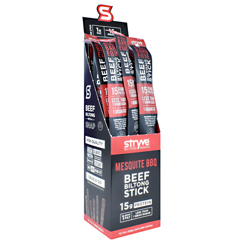 Stryve Foods Biltong Beef Stick - Mesquite BBQ - 12 ea